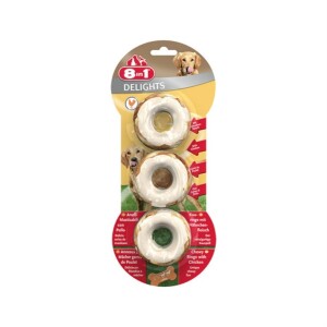 8in1 Delights Bones Köpek Ağız Bakım Kemiği Halka 3 Adet 119 gr - 8in1