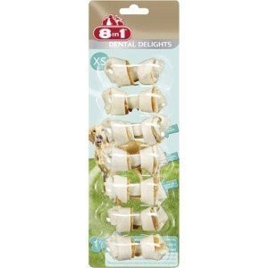 8in1 Delights Bones Pro Dental Ağız Bakım Kemiği XS 7'li 84 gr - 1