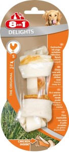 8in1 Delights Bones Tavuklu Ağız Bakım Ödül Kemiği S 35 gr - 8in1