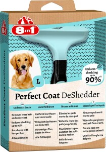 8in1 Perfect Coat DeShedder Furminator Büyük Irk Köpek Tarağı Large - 8in1