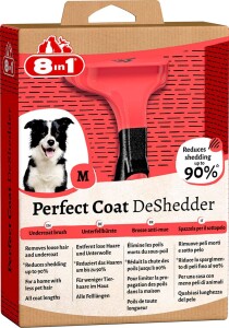 8in1 Perfect Coat DeShedder Furminator Orta Irk Köpek Tarağı Medium - 8in1