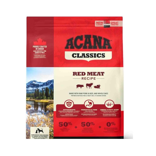 Acana Classic Red Meat Kuzulu ve Sığır Etli Düşük Tahıllı Tüm Irk ve Yaşam Evreleri İçin Köpek Maması 2 kg - 1