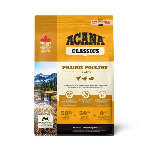 Acana Classics Prairie Poultry Tavuklu ve Hindili Düşük Tahıllı Tüm Irk ve Yaşam Evreleri İçin Köpek Maması 2 kg - 1