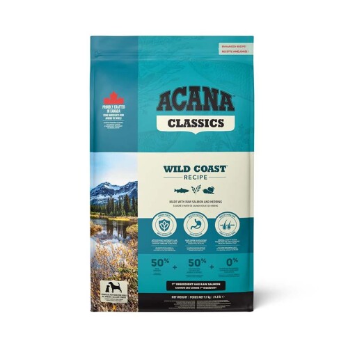 Acana Classics Wild Coast Balıklı Düşük Tahıllı Tüm Irk ve Yaşam Evreleri İçin Köpek Maması 9,7 kg - 1