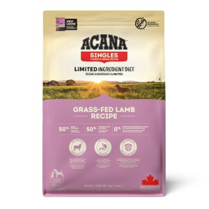 Acana Grass-Fed Lamb Kuzu Etli ve Elmalı Tahılsız Yetişkin Köpek Maması 17 kg - Acana