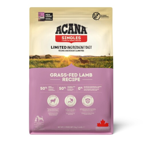 Acana Grass-Fed Lamb Kuzu Etli ve Elmalı Tahılsız Yetişkin Köpek Maması 6 kg - 1
