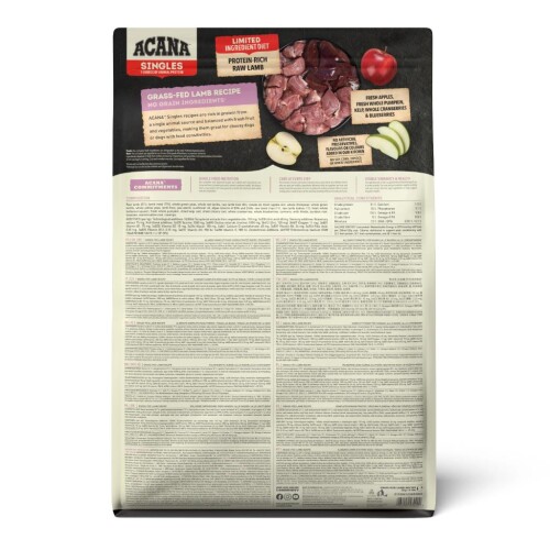 Acana Grass-Fed Lamb Kuzu Etli ve Elmalı Tahılsız Yetişkin Köpek Maması 11,4 kg - 2