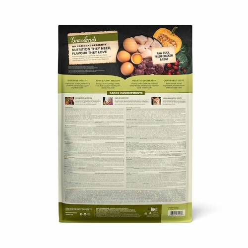 Acana Grasslands Ördekli ve Tavuklu Tahılsız Tüm Irk ve Yaşam Evreleri İçin Kedi Maması 4,5 kg - 2