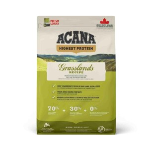 Acana Grasslands Kuzulu Ördekli ve Balıklı Tahılsız Yetişkin Köpek Maması 2 kg - Acana