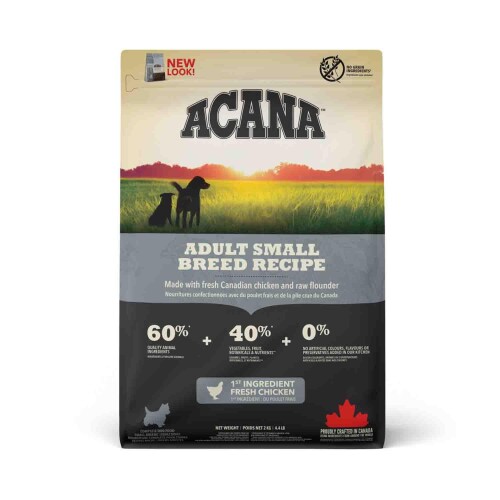 Acana Heritage Small Breed Tahılsız Küçük Irk Yetişkin Köpek Maması 2 kg - 1