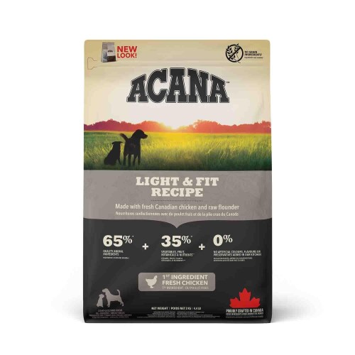 Acana Heritage Light Fit Tahılsız Diyet Fazla Kilolu Tüm Irk ve Yaşam Evreleri İçin Köpek Maması 2 kg - 1