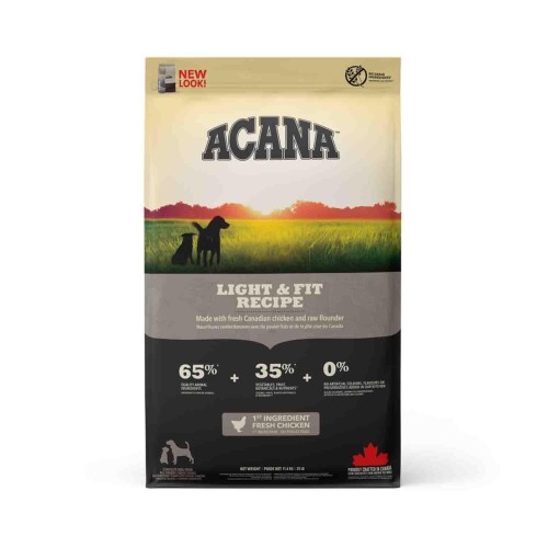 Acana Heritage Light Fit Tahılsız Diyet Fazla Kilolu Tüm Irk ve Yaşam Evreleri İçin Köpek Maması 11,4 kg - 1