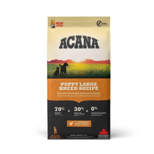 Acana Heritage Large Breed Tavuklu Tahılsız Büyük Irk Yavru Köpek Maması 17 kg - 1