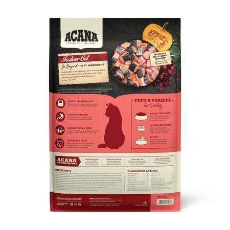 Acana Indoor Yüksek Proteinli Tavuk ve Balıklı Evde Beslenen Kediler İçin Yetişkin Kedi Maması 4,5 kg - 2