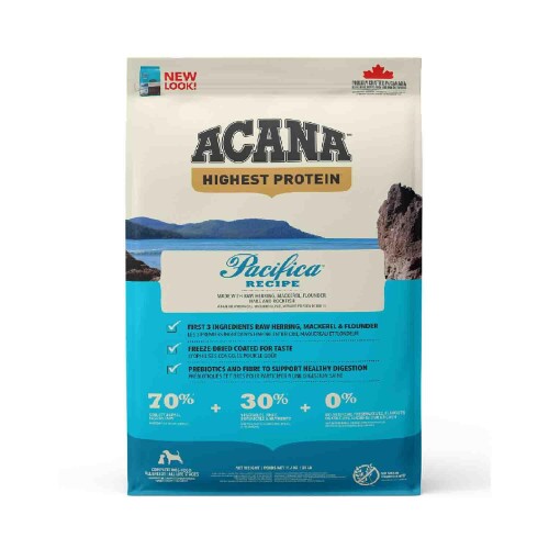 Acana Pacifica Balıklı Tahılsız Tüm Irk ve Yaşam Evreleri İçin Köpek Maması 11,4 kg - 1