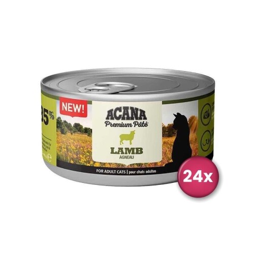 Acana Premium Pate (Ezme) Kuzu Etli Kedi Konservesi 85 Gr X 24 Adet - 1
