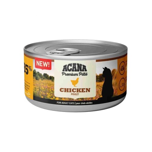 Acana Premium Pate (Ezme) Tavuk Etli Kedi Konservesi 85 gr - 1