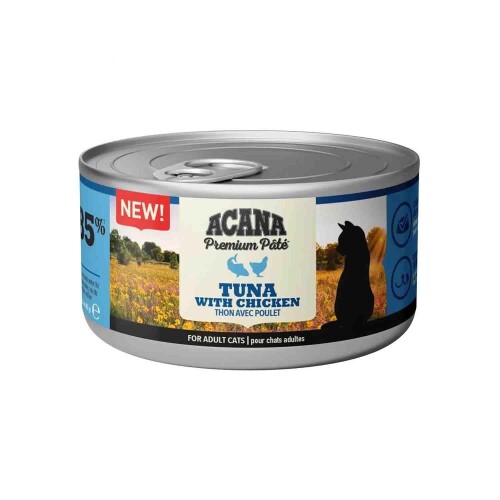 Acana Premium Pate (Ezme) Tuna Balıklı ve Tavuklu Kedi Konservesi 85 gr - 1