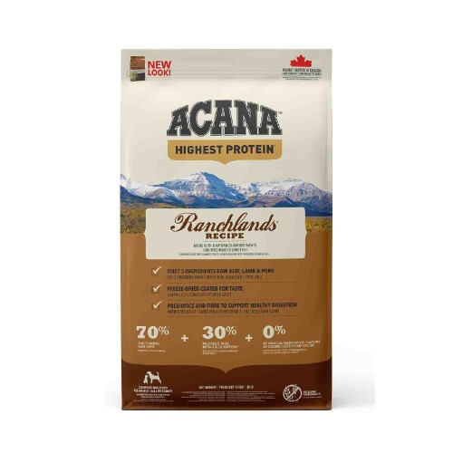 Acana Ranchlands Sığır Etli Tahılsız Tüm Irk ve Yaşam Evreleri İçin Köpek Maması 11,4 kg - 1