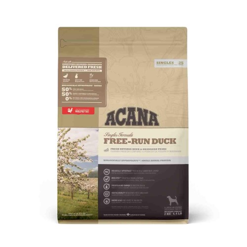 Acana Singles Free-Run Duck Ördekli Tahılsız Yetişkin Köpek Mamas 2 kg - 1