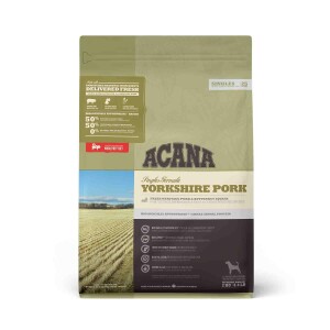 Acana Yorkshire Pork Domuz Etli ve Balkabaklı Tahılsız Yetişkin Köpek Maması 2 kg - Acana