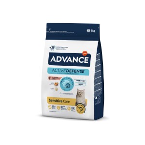Advance Sensitive Somonlu Yetişkin Kedi Maması 3 kg - Advance