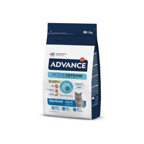 Advance Kısırlaştırılmış Hindili Kedi Maması 1,5 kg - 1