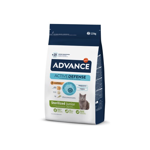 Advance Junior Kısırlaştırılmış Tavuklu Yavru Kedi Maması 1,5 kg - 1