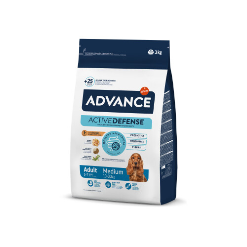 Advance Medium Adult Tavuklu Orta Irk Yetişkin Köpek Maması 3 kg - 1