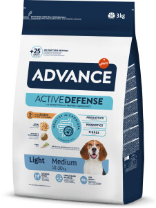 Advance Dog Medium Light Orta Irk Diyet Köpek Maması 3 kg - Advance