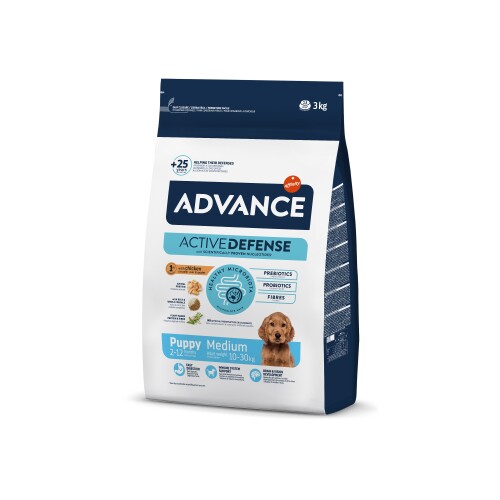 Advance Dog Puppy Protect Orta Irk Yavru Köpek Maması 3 kg - 1