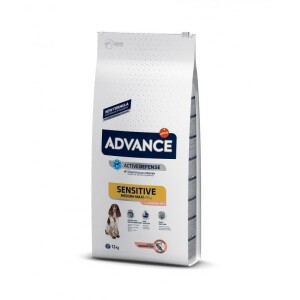 Advance Dog Sensitive Salmon Deri ve Tüy Sağlığı Özel Somonlu Orta ve Büyük Irk Yetişkin Köpek Maması 12 kg - Advance