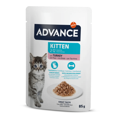 Advance Kitten Hindili Yavru Kedi Konservesi 85 gr - 1