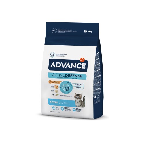 Advance Kitten Hamile ve Emziren Özel Tavuklu Yavru Kedi Maması 10 kg - 1