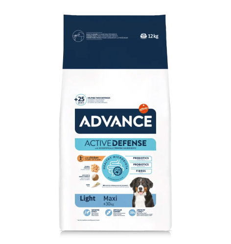 Advance Maxi Light Büyük Irk Diyet Yetişkin Köpek Maması 12 kg - 1