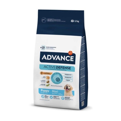 Advance Maxi Puppy Tavuklu Büyük Irk Yavru Köpek Maması 12 kg - 1
