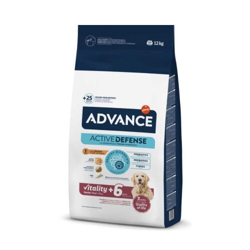 Advance Maxi Senior Tavuklu Büyük Irk Yaşlı Diyet Yetişkin Köpek Maması 12 kg - 1