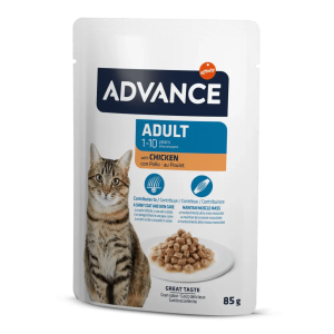 Advance Tavuklu Yetişkin Konserve Kedi Maması 85 gr - Advance