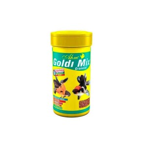 Ahm Goldi Mix Granulat Granül Balık Yemi 1000 Ml - Ahm