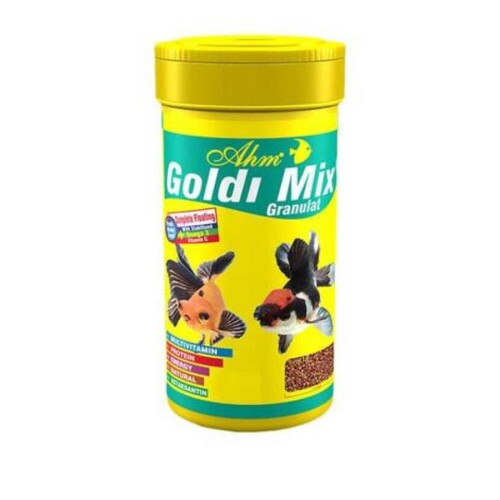 Ahm Goldi Mix Granulat Japon Balığı Yemi 100 Ml - 1