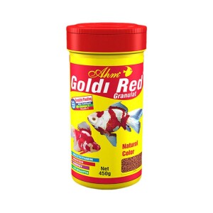 Ahm Goldi Red Granulat Balık Yemi 250 Ml - Ahm