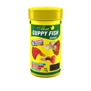 Ahm Guppy Fish Granulat Lepistes Balık yemi 100 Ml - Ahm