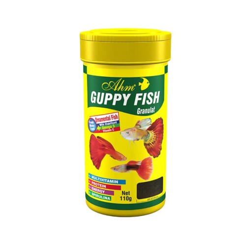 Ahm Guppy Fish Granulat Lepistes Balık Yemi 250 Ml - 1