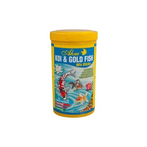 Ahm Koi Gold Fish Mix Sticks Japon Balığı Yemi 1000 Ml - Ahm
