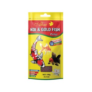Ahm Koi Gold Fish Pellet Koi Balığı Yemi 100 Gr - Ahm