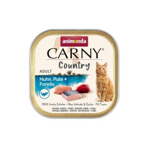 Animonda Carny Country Tavuklu Hindili ve Alabalıklı Yetişkin Kedi Konservesi 100 Gr - Animonda