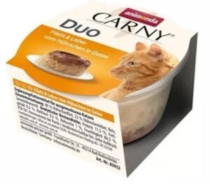 Animonda Carny Duo Tavuk ve Ciğer Jöleli Kedi Konservesi 70 gr - Animonda