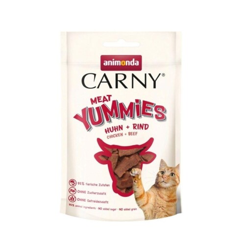 Animonda Carny Meat Tavuk ve Sığır Etli Kedi Ödül Maması 50 Gr - 1