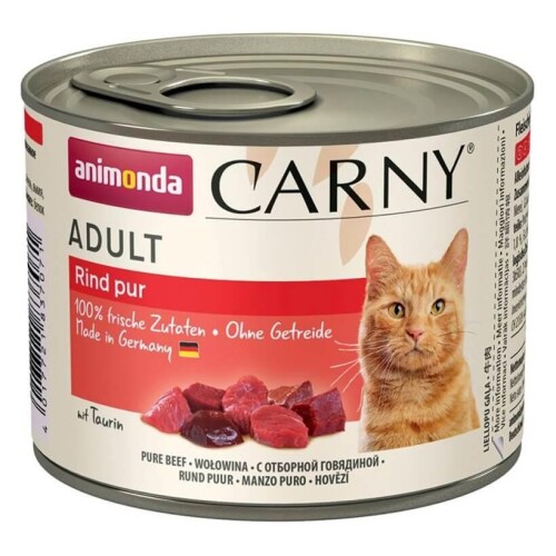Animonda Carny Sığır Etli Yetişkin Kedi Konservesi 200 gr - 1