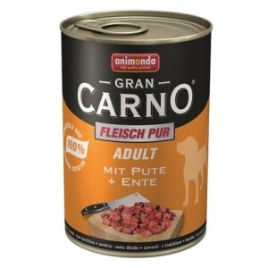 Animonda Gran Carno Sığır Eti ve Ördek Yürekli Köpek Konservesi 400 gr - Animonda